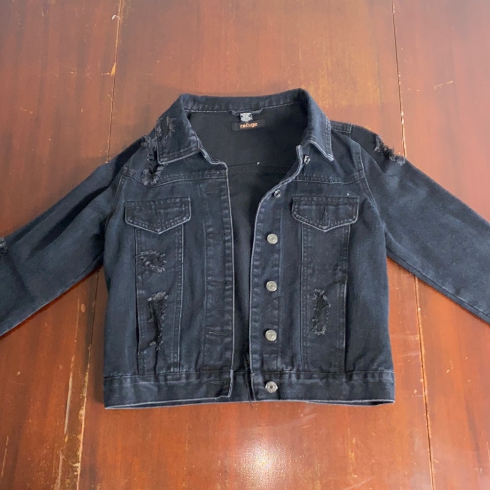 Black Jean Jacket